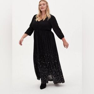 Torrid Maxi Clip Dot Dress